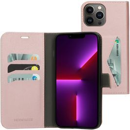 Mobiparts Classic Wallet iPhone 13 Pro Max Hoesje Bookcase Portemonnee - Roze