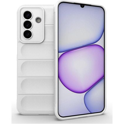 Mobigear Bumpy Samsung Galaxy A27 Hoesje Flexibel TPU Backcover - Wit