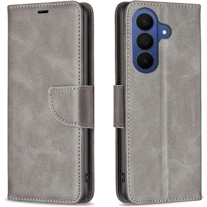 Mobigear Excellent Samsung Galaxy A37 Hoesje Bookcase Portemonnee - Grijs