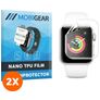 Mobigear Apple Watch - 38 mm Hydrogel TPU Screenprotector - Case Friendly (2-Pack)