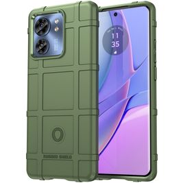 Mobigear Rugged Shield Motorola Edge 40 Hoesje Flexibel TPU Backcover Shockproof - Groen