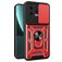 Mobigear Armor Ring Cam Slide Xiaomi 13 Hoesje Hardcase Backcover Shockproof met Ringhouder en Camera Slider - Rood