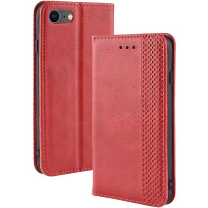 Mobigear Sensation iPhone 8 Hoesje Bookcase Portemonnee - Rood