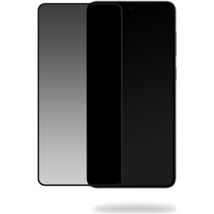 Mobilize Samsung Galaxy S25 Edge Glazen Screenprotector Privacy - Case Friendly - Zwart