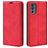 Mobigear Retro Slim Motorola Moto G62 Hoesje Bookcase Portemonnee - Rood