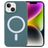 Mobigear Rubber Touch iPhone 15 Siliconen MagSafe Hoesje Backcover - Groen