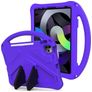 Mobigear AeroArmor iPad 10 (2022) Kinder Tablethoes met Handvat + Stylus Houder - Paars