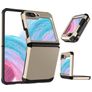 Mobigear Non-slip Armor Samsung Galaxy Z Flip 5 Hoesje Hardcase Backcover Shockproof - Goud