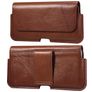 Mobigear Deluxe Belt Broekriemhoesje (max 16,5 cm x 8,5 cm) - Riemtasje - Holster - Bruin