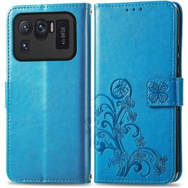 Mobigear Clover Xiaomi Mi 11 Ultra Hoesje Bookcase Portemonnee - Blauw