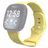 Mobigear Sport Dual Siliconen Fitbit Sense Bandje Druksluiting - Geel