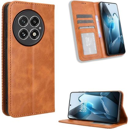 Mobigear Sensation OnePlus 13 Hoesje Bookcase Portemonnee - Bruin