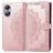 Mobigear Mandala OPPO A17 Hoesje Bookcase Portemonnee - Roségoud
