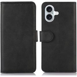 Mobigear Wallet iPhone 17 Hoesje Bookcase Portemonnee - Zwart