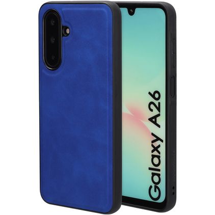 Mobiparts Classic Samsung Galaxy A26 MagSafe Hoesje TPU,Kunstleer Backcover - Sapphire Blue