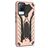 Mobigear Armor Stand Vivo V21 Hoesje Hardcase Backcover Shockproof met Standaard - Roségoud