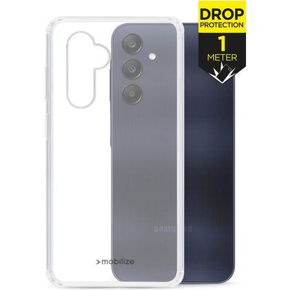 Mobilize Naked Protection Doorzichtig Samsung Galaxy A25 Hoesje Hardcase Backcover Shockproof - Transparant