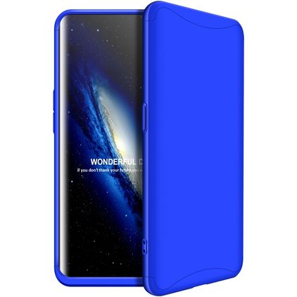 Mobigear TriGuard OPPO Find X Hoesje Hardcase Backcover - Blauw