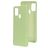 Mobiparts Samsung Galaxy A21s Siliconen Hoesje Backcover - Pistache Green