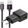 Mobigear Essentials Single USB Oplader USB-C 1 Meter 12W 2.4A - Zwart