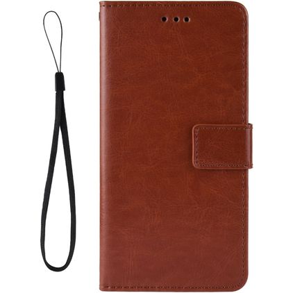 Mobigear Wallet Vivo V21 Hoesje Bookcase Portemonnee - Bruin