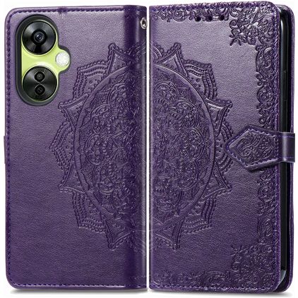 Mobigear Dreamcatcher OnePlus Nord CE 3 Lite 5G Hoesje Bookcase Portemonnee - Paars