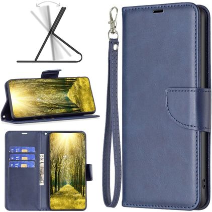 Mobigear Excellent Google Pixel 7a Hoesje Bookcase Portemonnee - Blauw