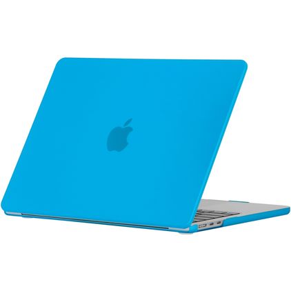 Mobigear Matte MacBook Air 15 Inch (2023-2026) Hoes Hardshell Laptopcover MacBook Case - Blauw - Model A2941 / A3114 / A3241 / A3448