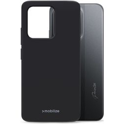 Mobilize Rubber Gelly POCO C85 Hoesje Flexibel TPU Backcover - Zwart