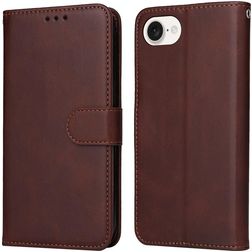 Mobigear Wallet iPhone 17e Hoesje Bookcase Portemonnee - Bruin