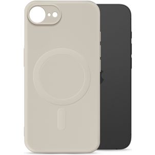 My Style Protective Flex Apple iPhone 16e MagSafe Hoesje Flexibel TPU Backcover - Antique White