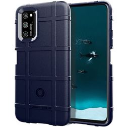 Mobigear Rugged Shield Realme 7 Pro Hoesje Flexibel TPU Backcover Shockproof - Blauw