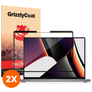 GrizzlyCoat Premium MacBook Pro 14 Inch (2021-2026) Screenprotector Folie - Case Friendly (2-Pack)