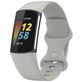 Mobigear Sport Dual Siliconen Fitbit Charge 5 Bandje Druksluiting - Grijs