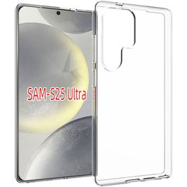 Mobigear Basics Doorzichtig Samsung Galaxy S25 Ultra Hoesje Flexibel TPU Backcover - Transparant
