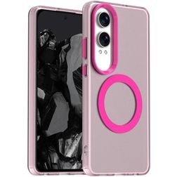 Mobigear Shockproof OnePlus Nord CE 4 Lite MagSafe Hoesje Hardcase Backcover - Rood