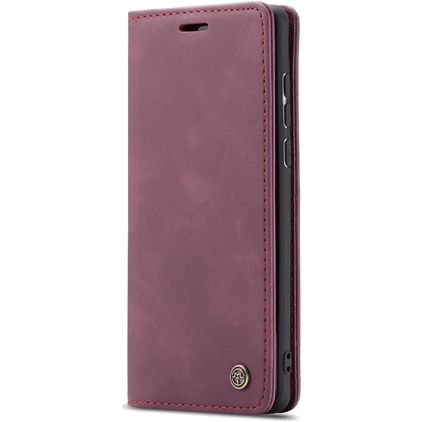 CaseMe 013 Samsung Galaxy A71 Hoesje Bookcase Portemonnee - Bordeauxrood