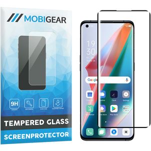 Mobigear Premium OPPO Find X3 Pro Glazen Screenprotector - Case Friendly - Zwart