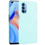 Mobigear Croco OPPO Reno 4 Hoesje Hardcase Backcover - Turquoise