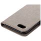Mobigear Flowers iPhone 7 Hoesje Bookcase Portemonnee - Grijs