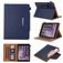 Mobigear Luxury iPad 9 (2021) Hoes Bookcase + Stylus Houder - Blauw