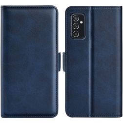 Mobigear Slim Magnet Samsung Galaxy M52 Hoesje Bookcase Portemonnee - Donkerblauw