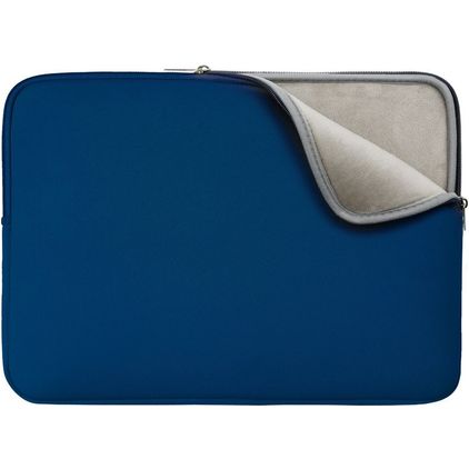 Mobigear Basics Laptop Sleeve 14 inch Laptop hoes - Donkerblauw