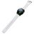 Mobigear Bumpy Siliconen Smartwatch Bandje Gespsluiting - Universeel 22 mm connector - Wit