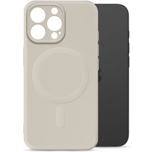 My Style Protective Flex iPhone 16 Pro MagSafe Hoesje Flexibel TPU Backcover - Antique White