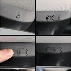 Mobigear Essentials Webcam Cover Privacy Schuifje - Zwart