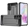 Mobigear Outdoor Samsung Galaxy A35 Hoesje Hardcase Backcover Shockproof - Grijs