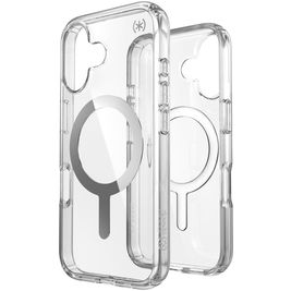 Speck Presidio Perfect Clear Doorzichtig iPhone 16 MagSafe Hoesje Hardcase Backcover Shockproof - Transparant