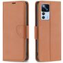 Mobigear Wallet Xiaomi 12T Hoesje Bookcase Portemonnee - Bruin