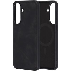 Mobiparts Classic Samsung Galaxy A57 MagSafe Hoesje TPU,Kunstleer Backcover - Graphite Black
